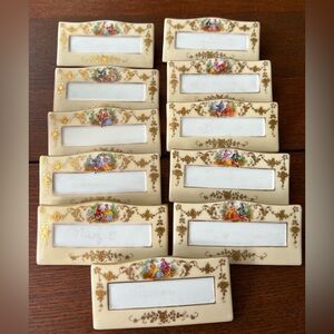 Saxony Germany Place Card Holders